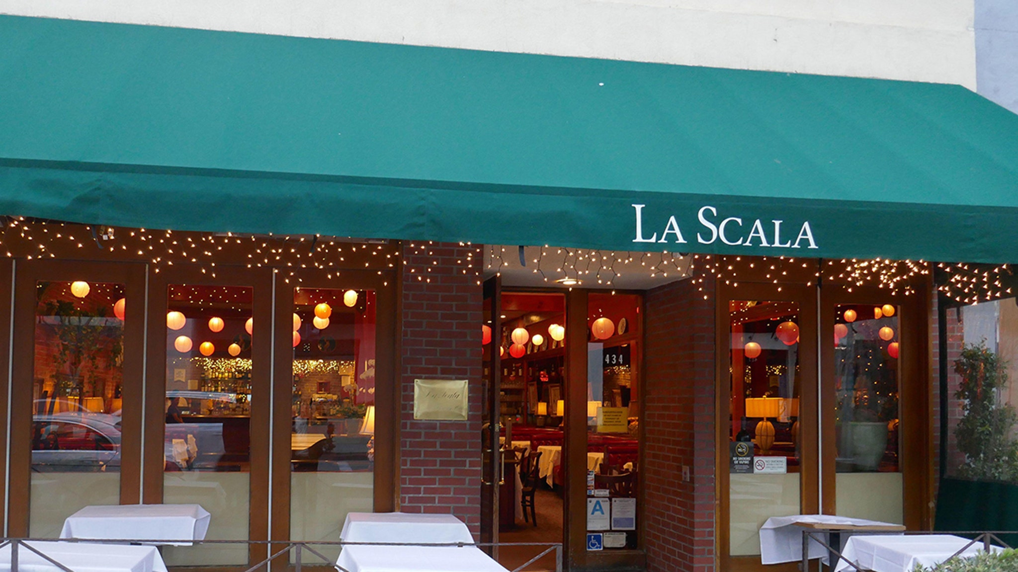 Beverly Hills’ La Scala restaurant invites people to the NYE party in secret