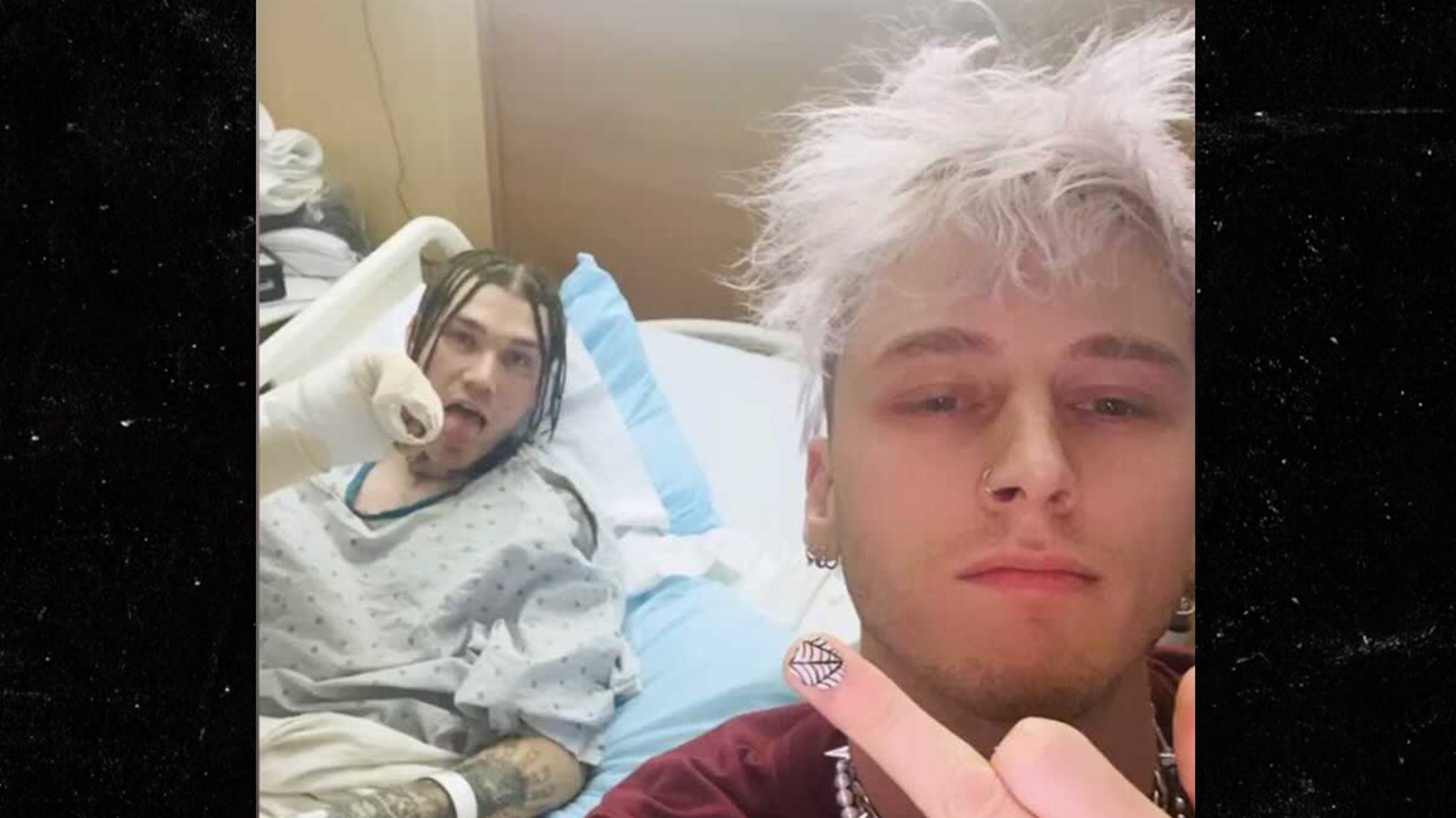 Machine gun Kelly’s drummer robbed and hit by car, hospitalized