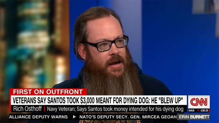 Navy Vet Allegedly Scammed By George Santos Gets Emotional Remembering Dead Dog