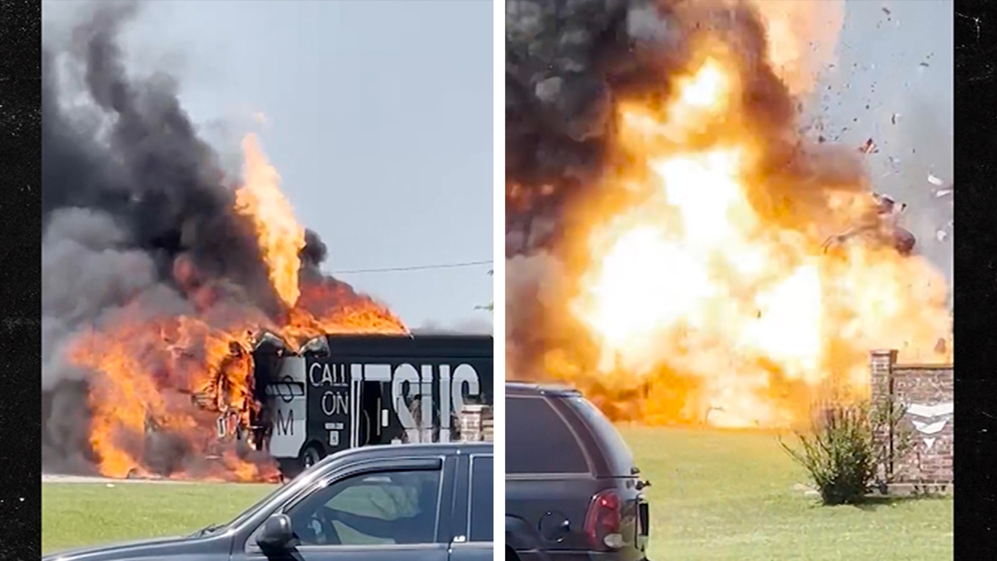 ‘Jesus Bus’ Explodes on Louisiana Roadway, on Video