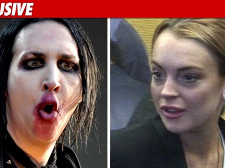 Marilyn Manson And Lindsay Lohan Possible Co Stars