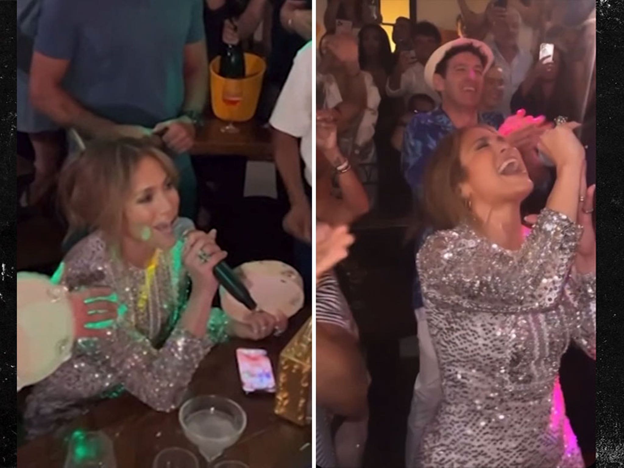 Jennifer Lopez gives surprise performance at restaurant in Capri