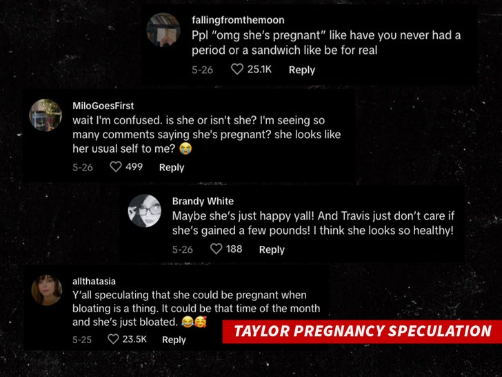 Taylor Pregnancy Speculation