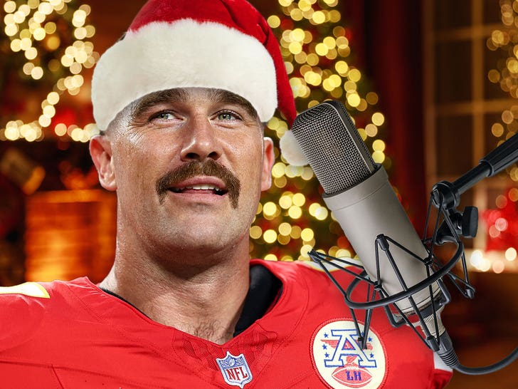 Travis Kelce Shows Off Vocals On Jason’s New Christmas Track