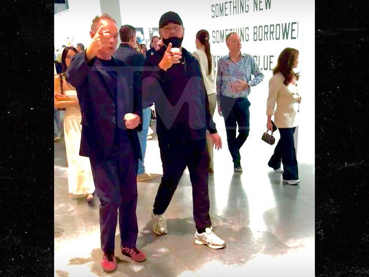 leonardo dicaprio at art basel miami