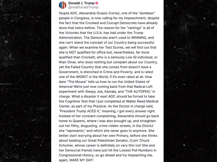 O verdadeiro post social de Trumps