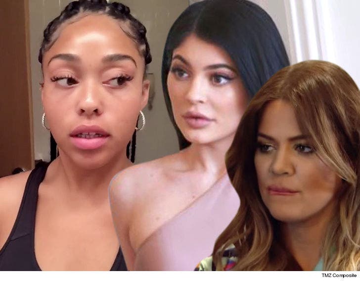 Jordyn Woods Says Sorry for Tristan Hookup Blames Booze :: 0222-khloe-kylie-jordyn-tmz-composite-3