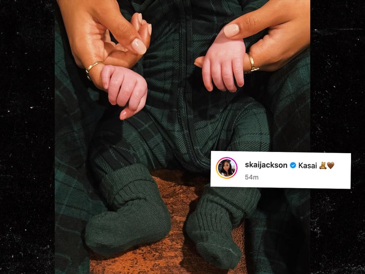 Actress Skai Jackson welcomes first child