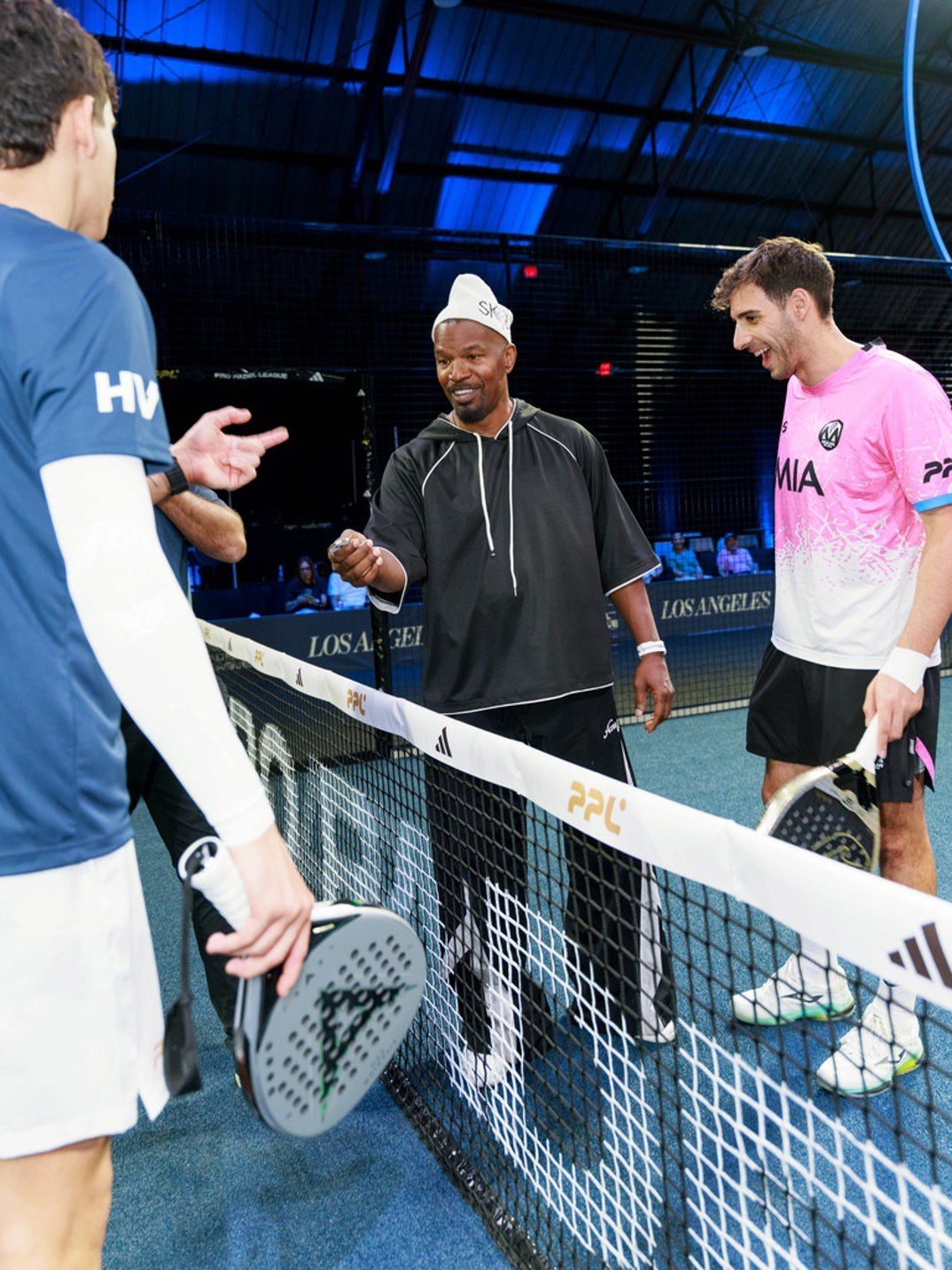 Jamie Foxx Diego Boneta 2026 Pro Padel League Day 3 3