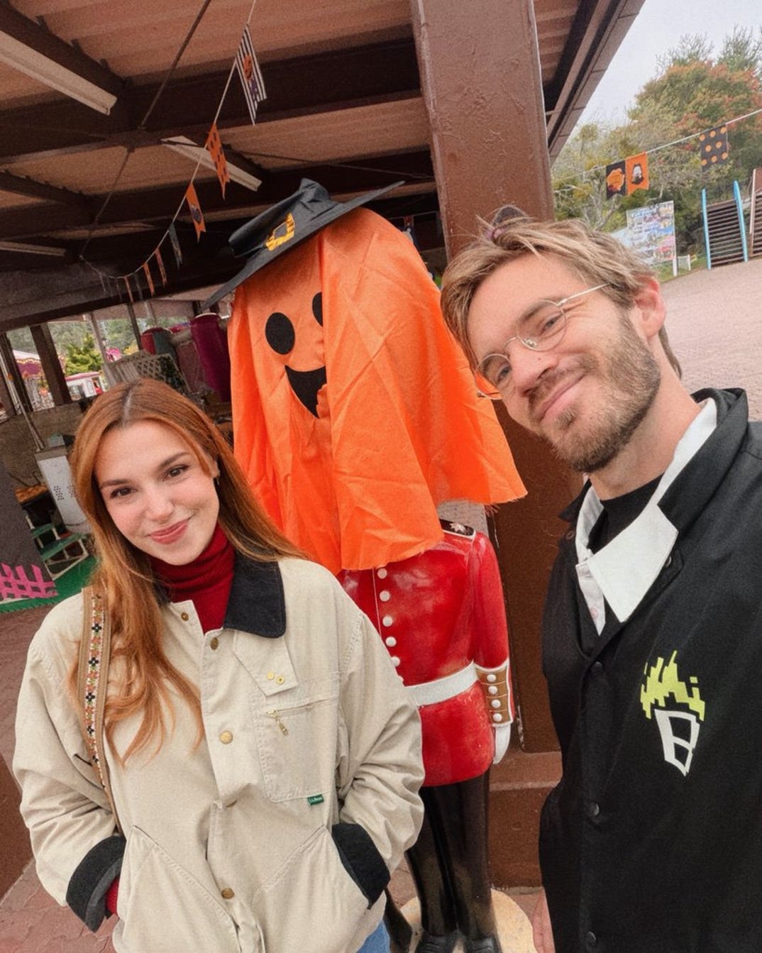 Marzia Kjellberg and PewDiePie