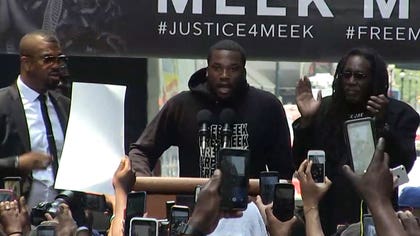 Meek Mill Addresses Rally Before New Face-Off with Judge