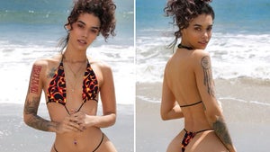 Chris Brown's Reported New Fling Indyamarie Jean's Fire Photo Shoot in Malibu