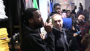 Meek Mill & REFORM Alliance Gifts Kids NBA Store Spree, Pats Game Visit