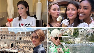 Celebs Vacaying In Italy