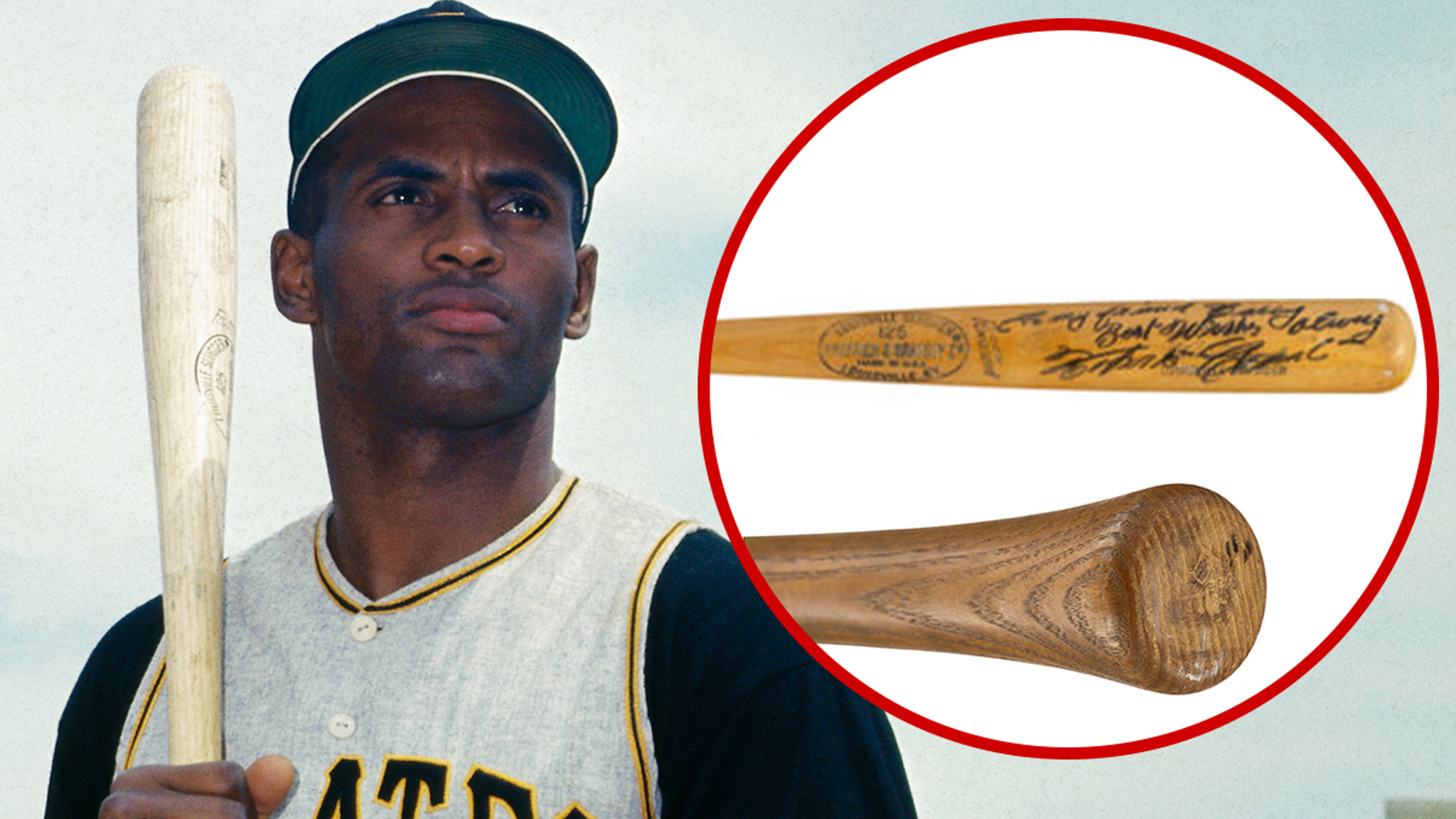 Roberto Clemente Game-Used, Signed Bat Set To Hit Auction, Could Fetch $250K