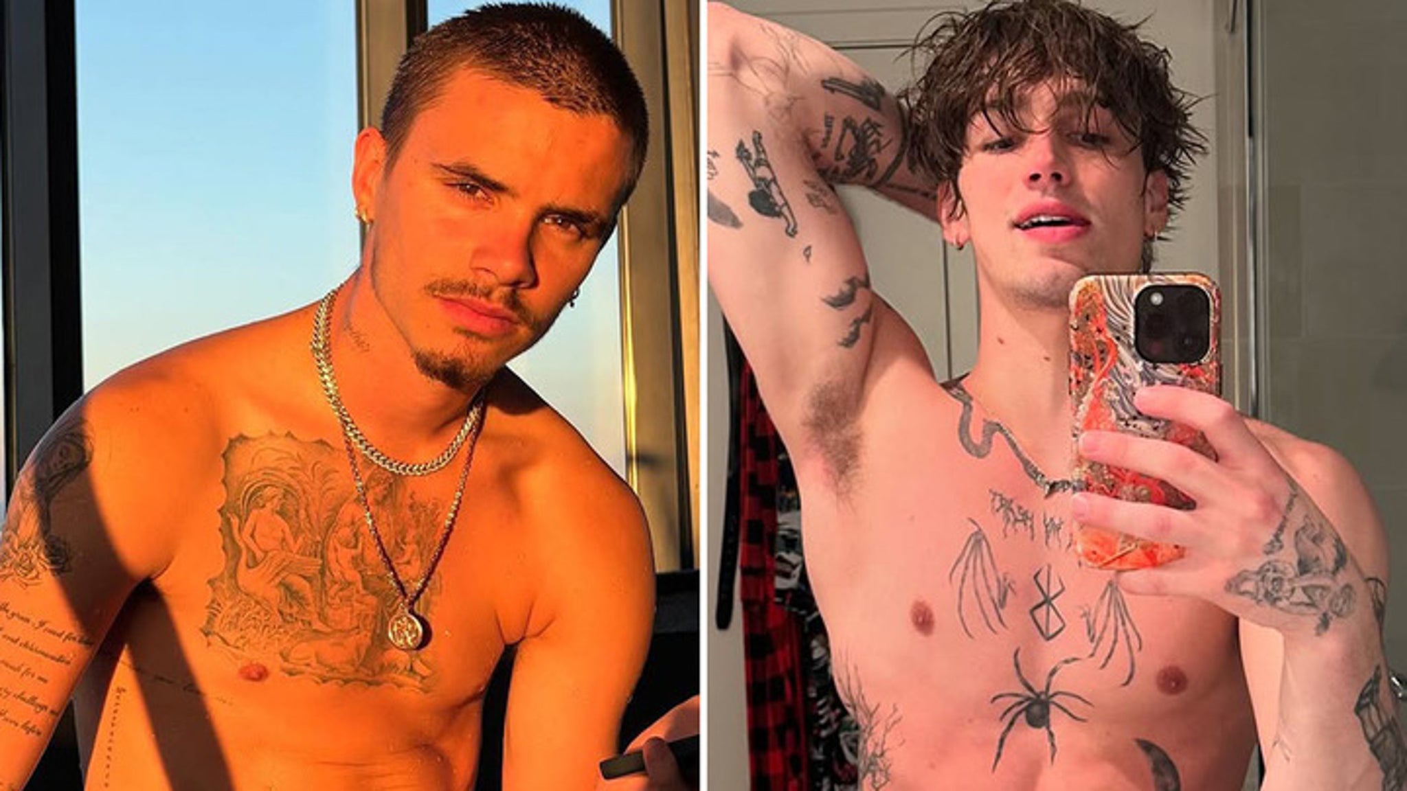 Romeo Beckham vs. Vinnie Hacker Who’d You Rather?! (Tatted Studs Edition)