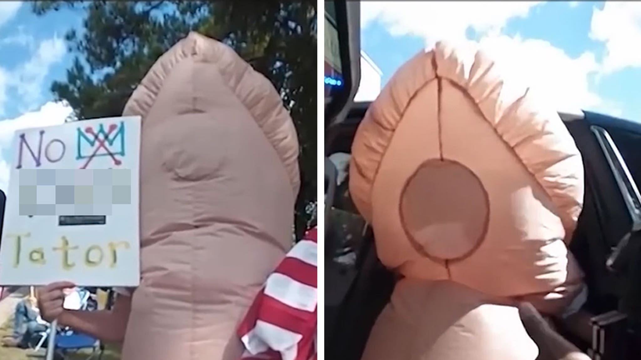 Grandma Wearing Penis Costume Arrested at Trump Protest, Body Cam Video