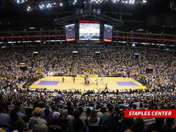 staples center seating chart