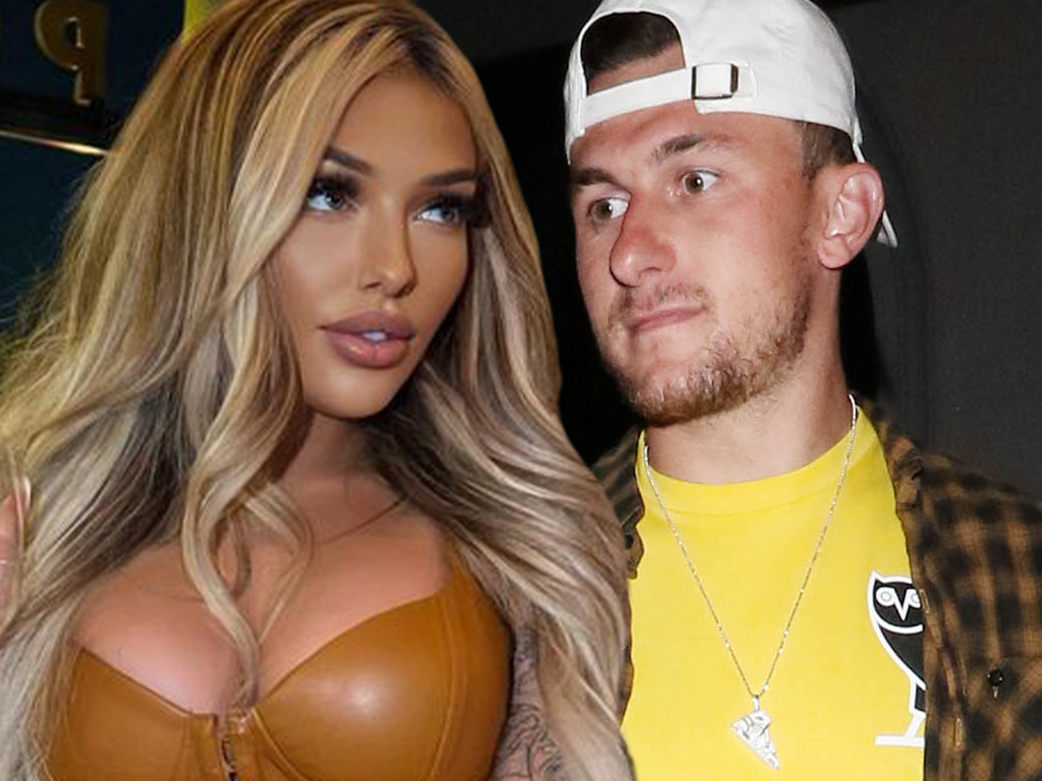 Johnny Manziel and girlfriend Kenzie Werner party in Miami