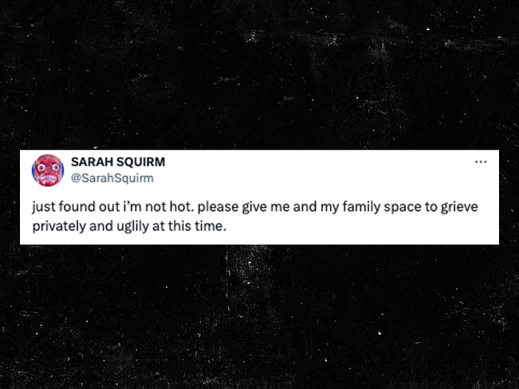 sarah sherman SARAH SQUIRM tweet