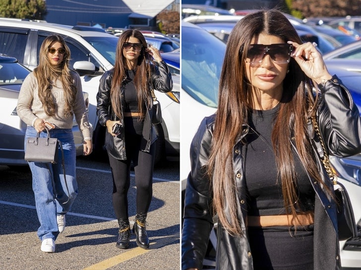 Teresa y Gia Giudice en movimiento