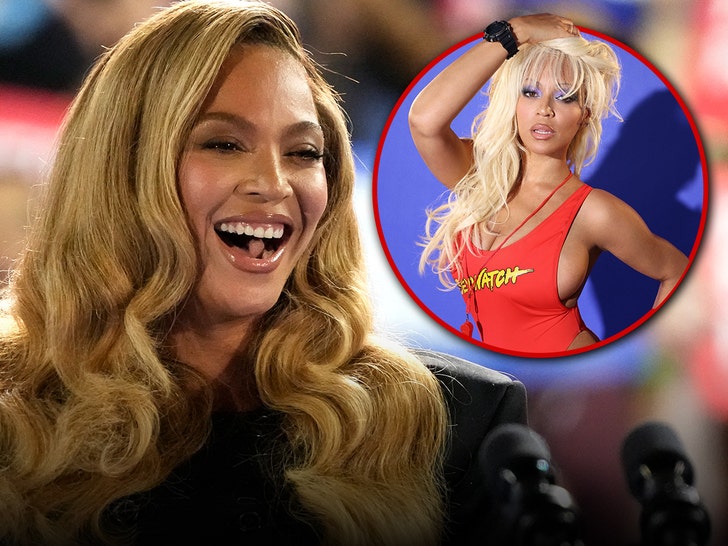 Beyoncé Transforms Into Pamela Anderson in Video, Urges Viewers to Vote