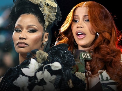 nicki minaj and cardi b getty 1