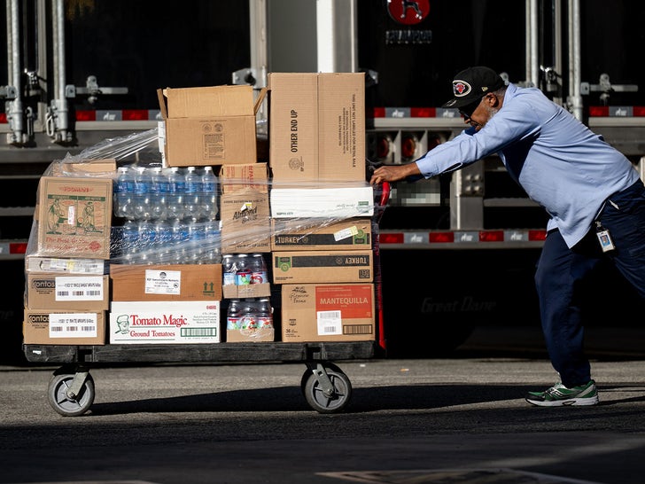 Food Being Delivered To MSG