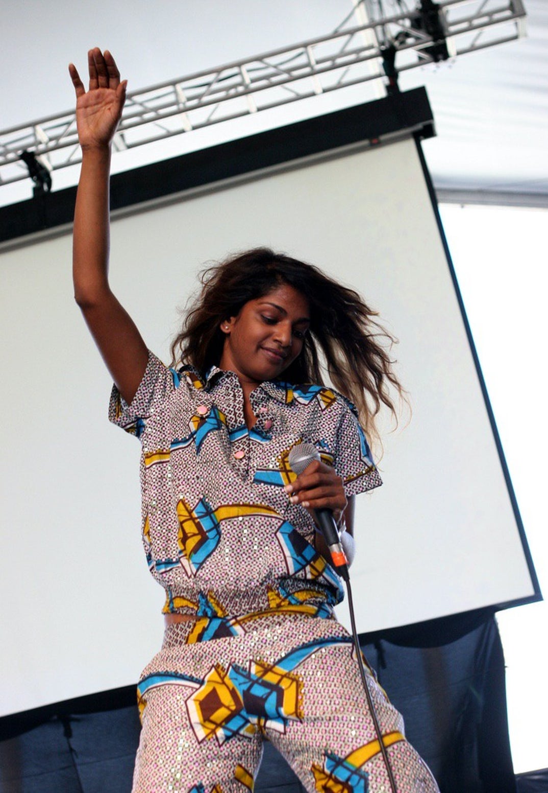 2005: M.I.A. receives first ever encore in a tent