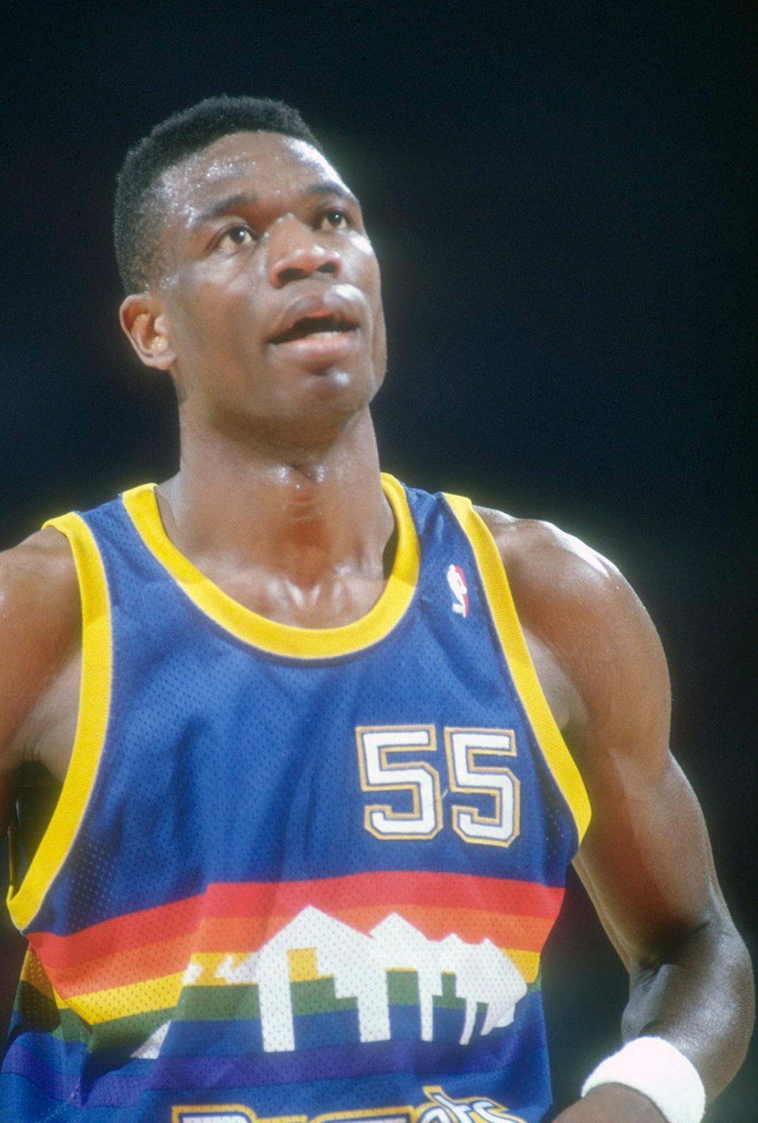 Dikembe mutombo rainbow clearance jersey