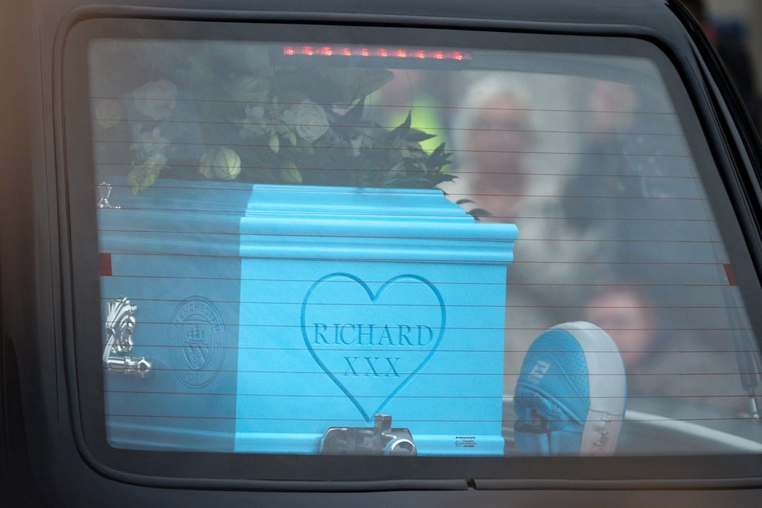 Friends & Family Mourn at Ricky Hatton's Funeral 3