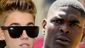 Justin Bieber vs. Keyshawn Johnson -- Intense Showdown at Singer's Mansion