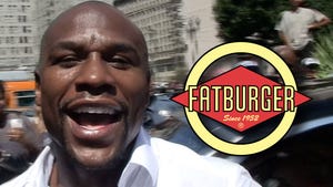 Fatburger To Floyd Mayweather -- Don't Leave Us Champ ... We Made A Skinny Burger For You!!