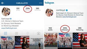 Carli Lloyd -- Instagram Explodes After Hat Trick ... 100,000 New Followers
