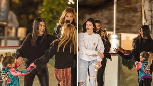 Kendall Jenner Joins Kourtney Kardashian, Larsa Pippen and Their Kids Ice Skating