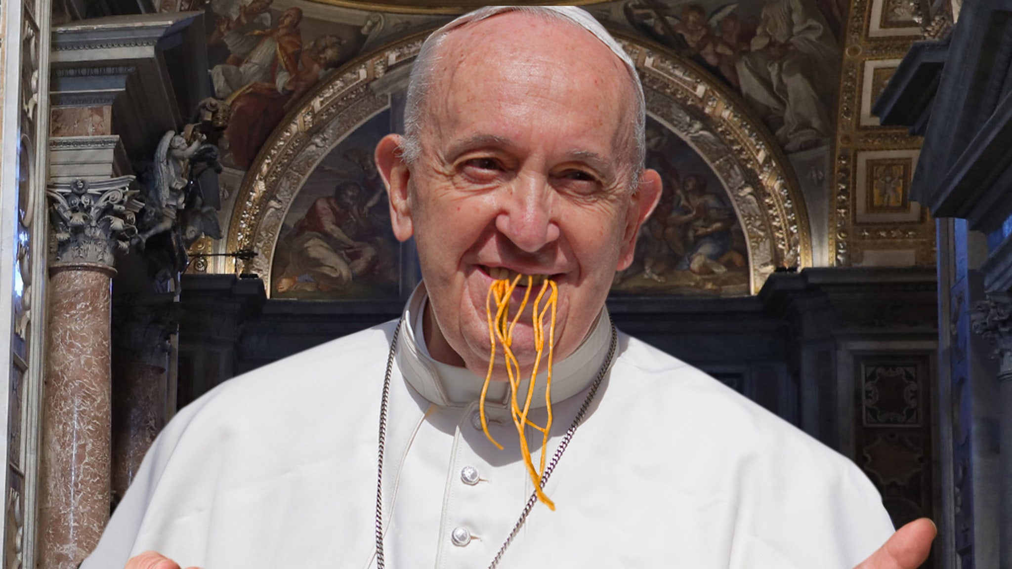 Pope Francis eats too much pasta, needs diet change for sore back