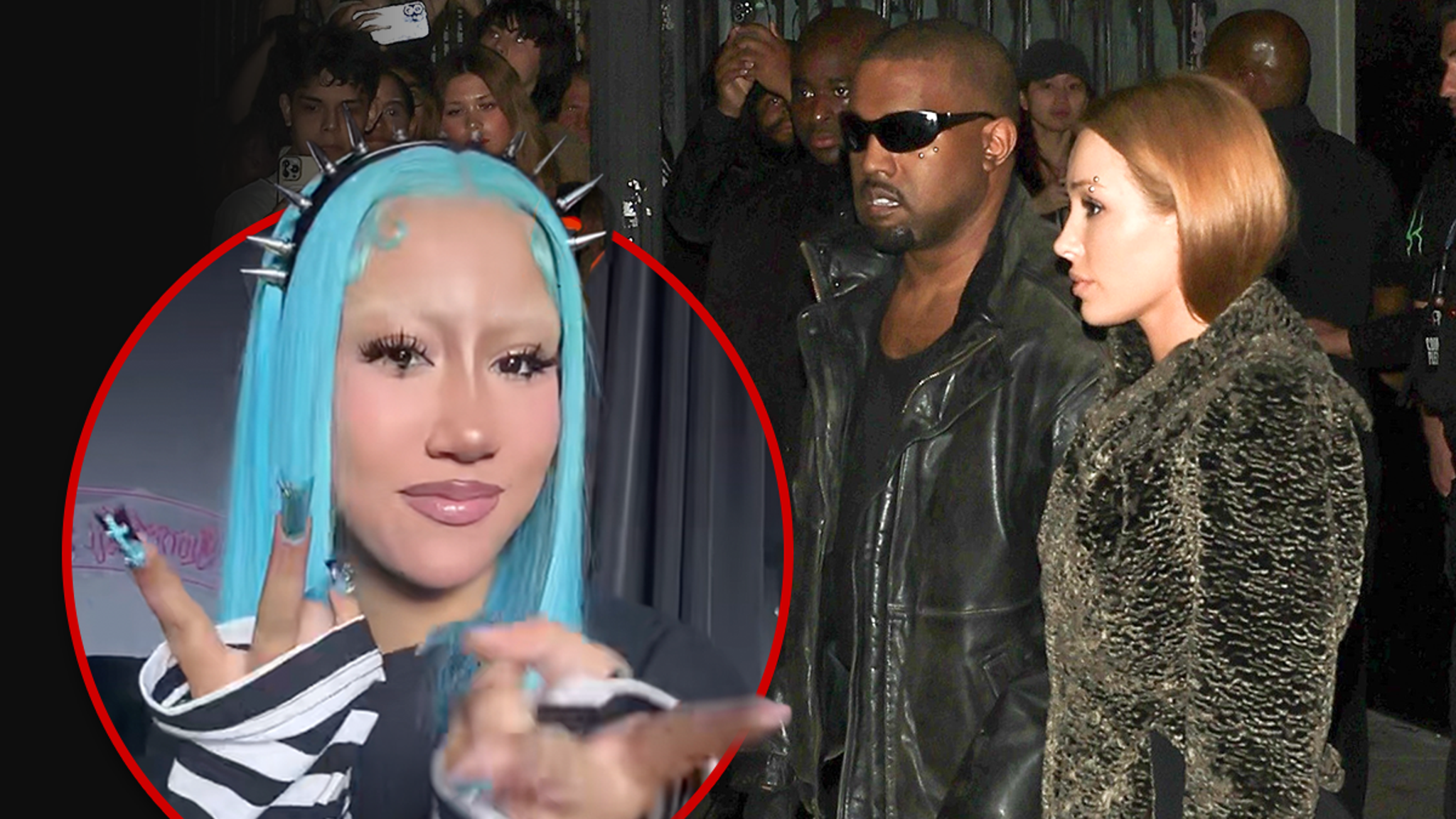 Kanye West and Bianca Censori Make Surprise Appearance at North West Pop-Up in L.A.