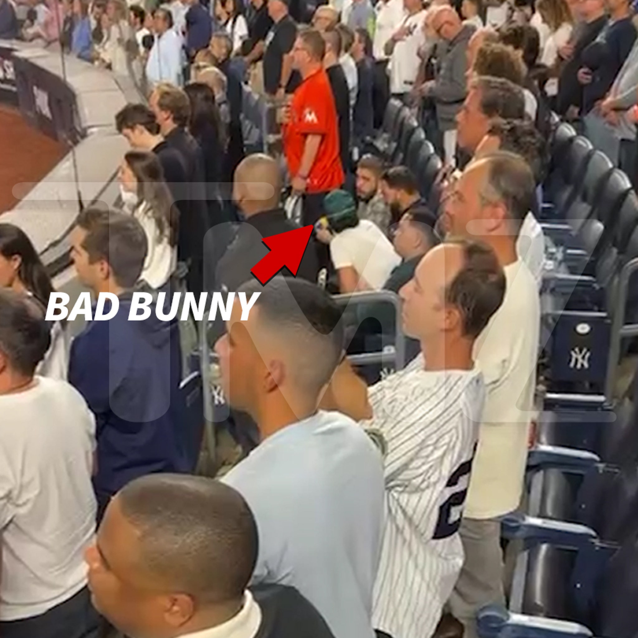 Bad Bunny Stays Seated During ‘God Bless America’ at Yankees Game