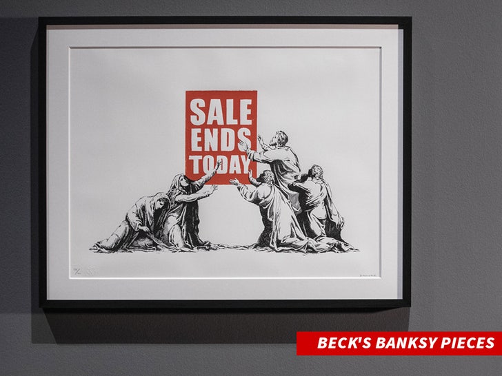 Beck's Banksy pieces
