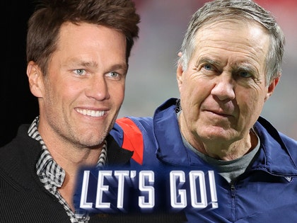 tom brady 'lets go' show bill belichick