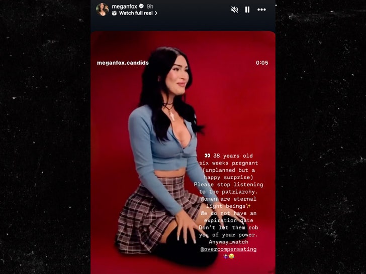 Megan Fox pregnancy Unplanned Instagram Sub