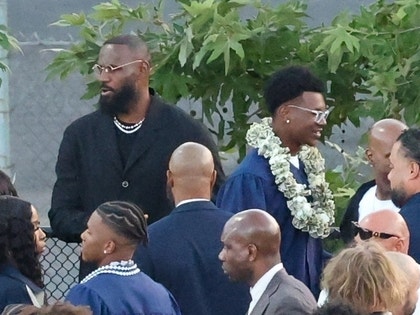 Lebron James Family Attends Bryce James Graduation Ceremony 6