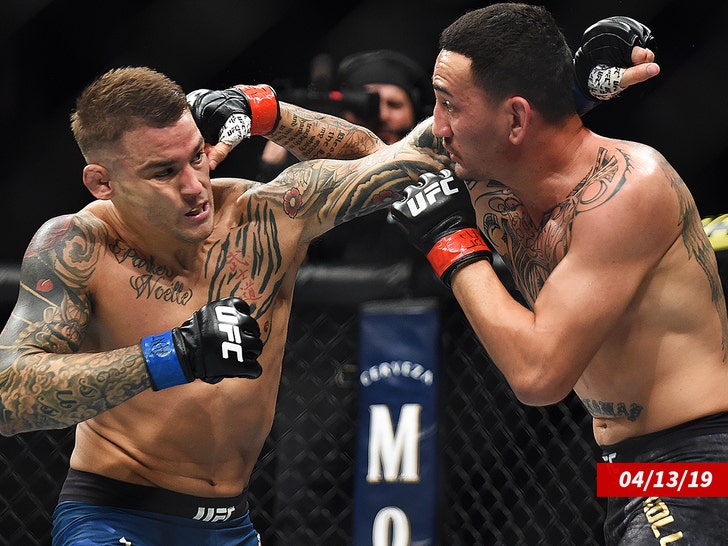 Dustin Poirer max holloway getty