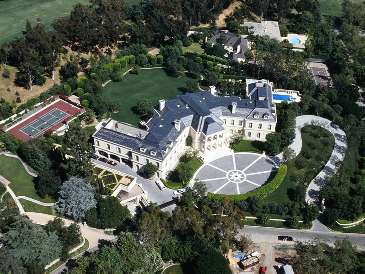 Aaron Spelling's mansion getty 2