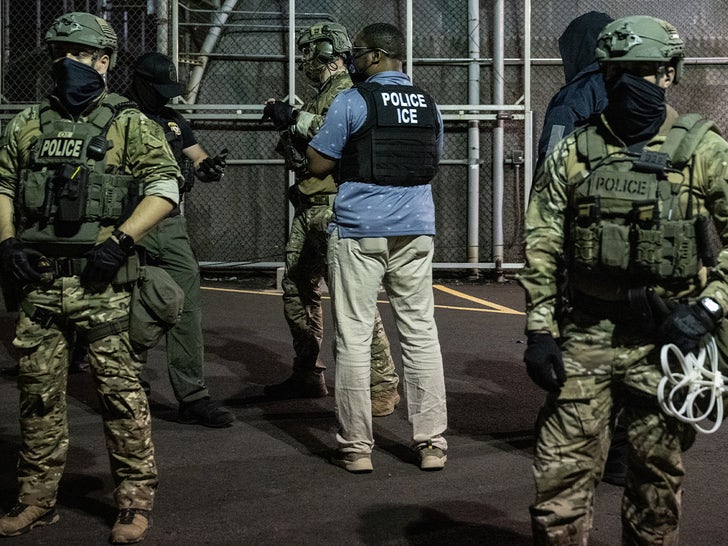 ICE Agents Patrolling