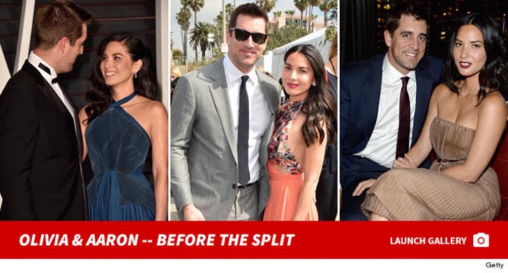 Olivia Munn and Aaron Rodgers -- Before the Split