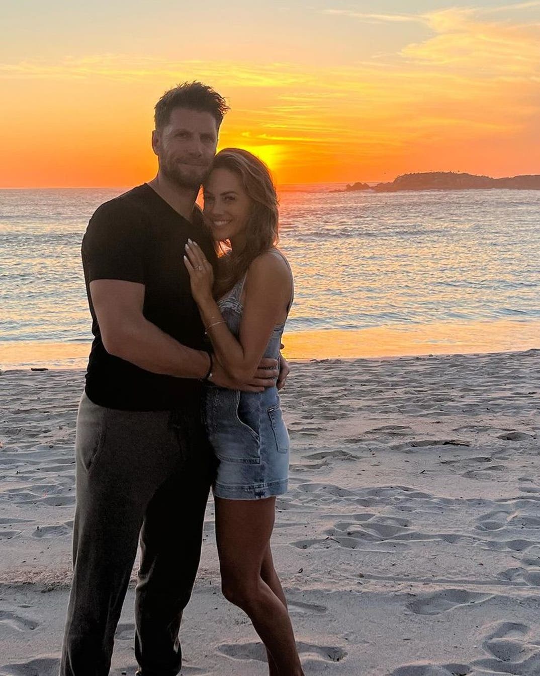 Allan Russell and Jana Kramer