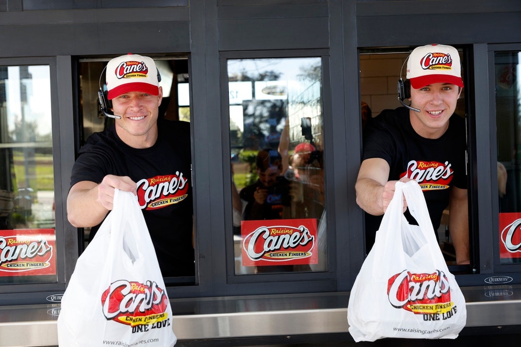Christian And Luke McCaffrey At Raising Cane's 1