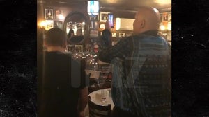 Fat Joe Tips Big at NYC Restaurant, Busboys Crank Up His Hits (VIDEOS)