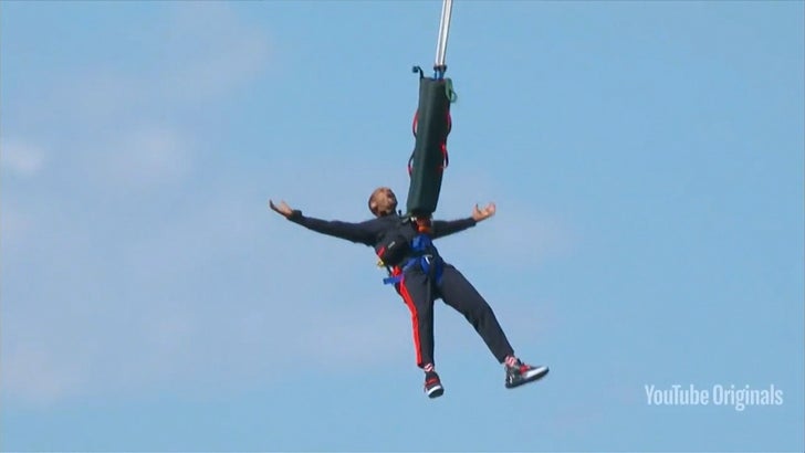 Will Smith Bungee Jumps Off Helicopter Over Grand Canyon For 50th Birthday